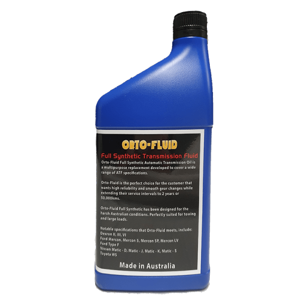 Full Synthetic Transmission Oil 1L - Back