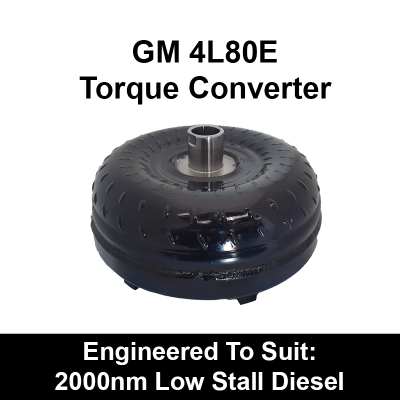 Torque Converter to suit GM 4L80E - 2000Nm