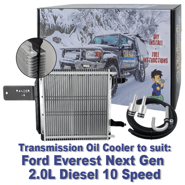 Ford Everest Next Gen 2.0L 10 Speed Diesel Transmission Cooler (DIY Installation Box)