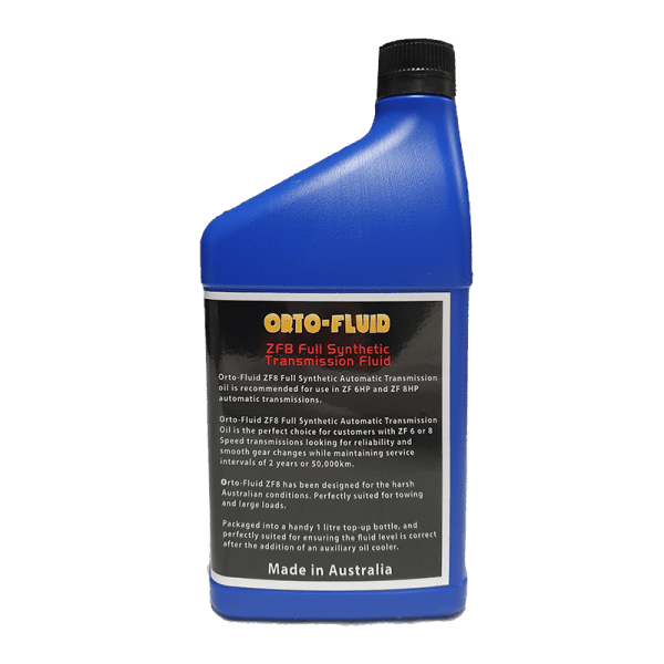 ZF8 Full Synthetic Transmission Oil 1L - Back