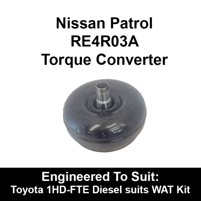 RE4 suit Toyota 1HD-FTE Diesel WAT Kit