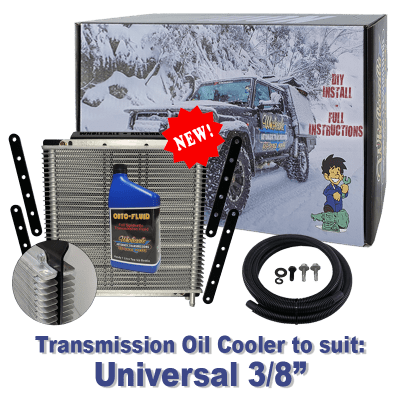 Universal 38 Transmission Cooler (DIY Installation Box) & Fluid