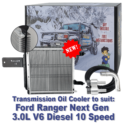 Ford Ranger Next Gen 3.0L V6 10 Speed Diesel Transmission Cooler (DIY Installation Box)