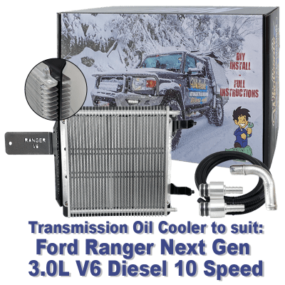 Ford Ranger Next Gen 3.0L V6 10 Speed Diesel Transmission Cooler (DIY Installation Box)