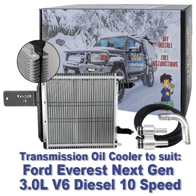 Ford Everest Next Gen 3.0L V6 10 Speed Diesel Transmission Cooler (DIY Installation Box)